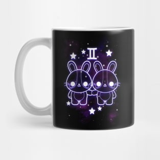 Gemini kawaii zodiac sign Mug